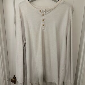 Goodfellow & Co Cream Textured Shirt